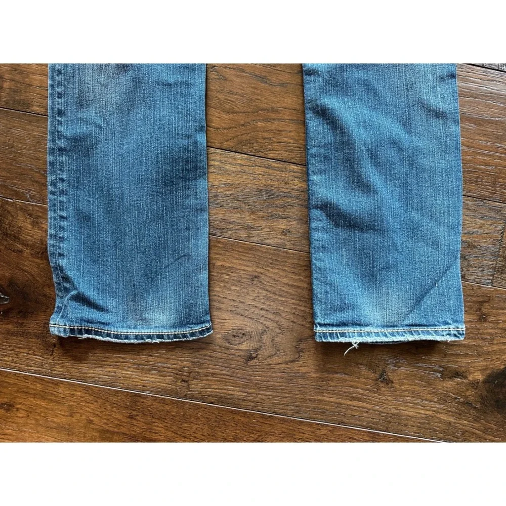 Silver Jeans Co Berkley Womens 30x32 Distressed Bootcut Jeans Blue L93055JP278